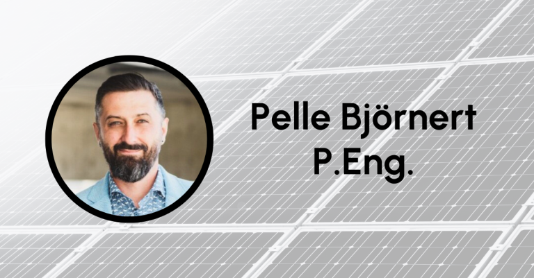 Pelle Björnet, Charge Solar's new VP of Engineering